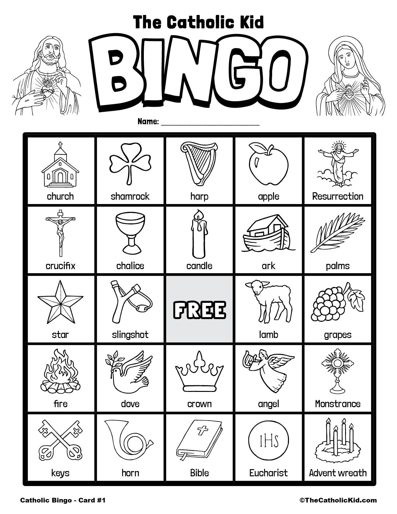 Jesus Bingo Cards Printable Printable Lab