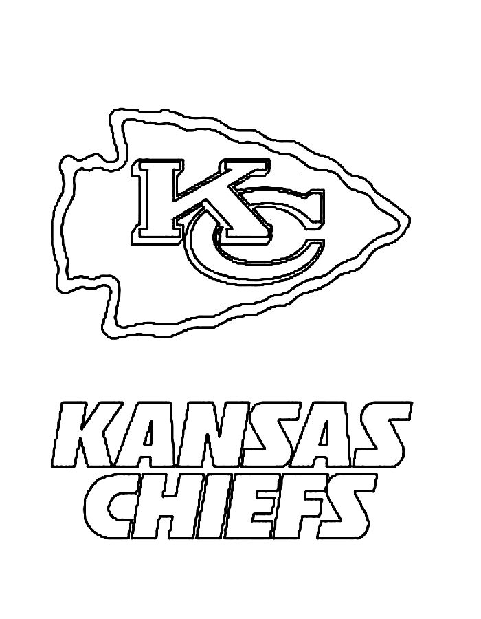 Kansas City Chiefs Coloring Pages Free Printable PDF 
