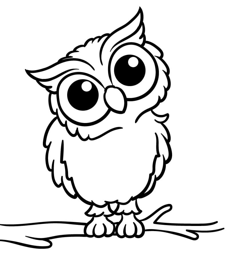 Kawaii Owl Coloring Page Free Printable Coloring Pages For Kids