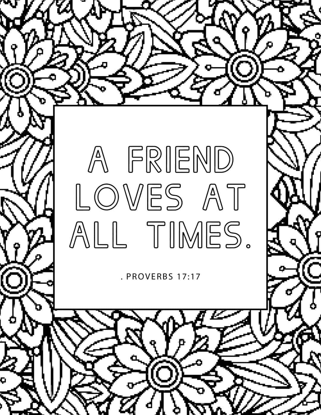 Bible Verse Coloring Pages