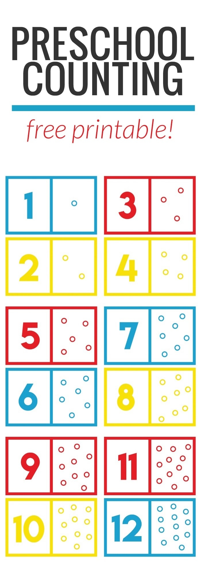 printable number games for kindergarten