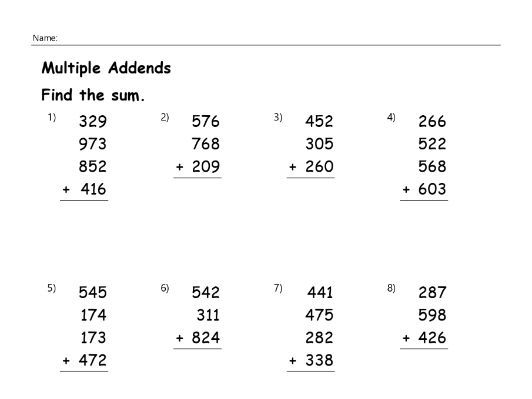 kindergarten math worksheets addition