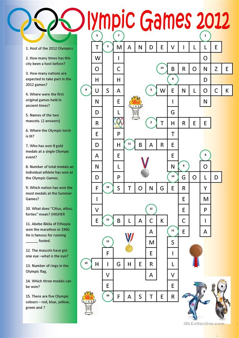 printable olympic games for kids