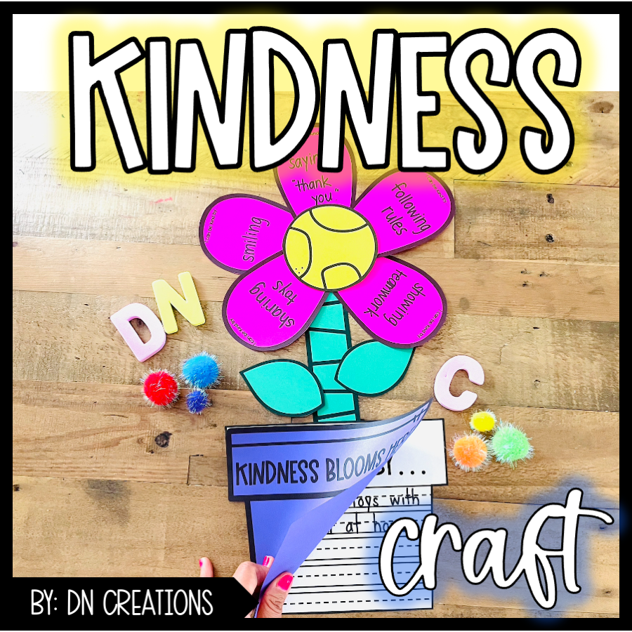 Kindness Blooms Here Craft L Kindness Flower Craft L Kindness Craft 
