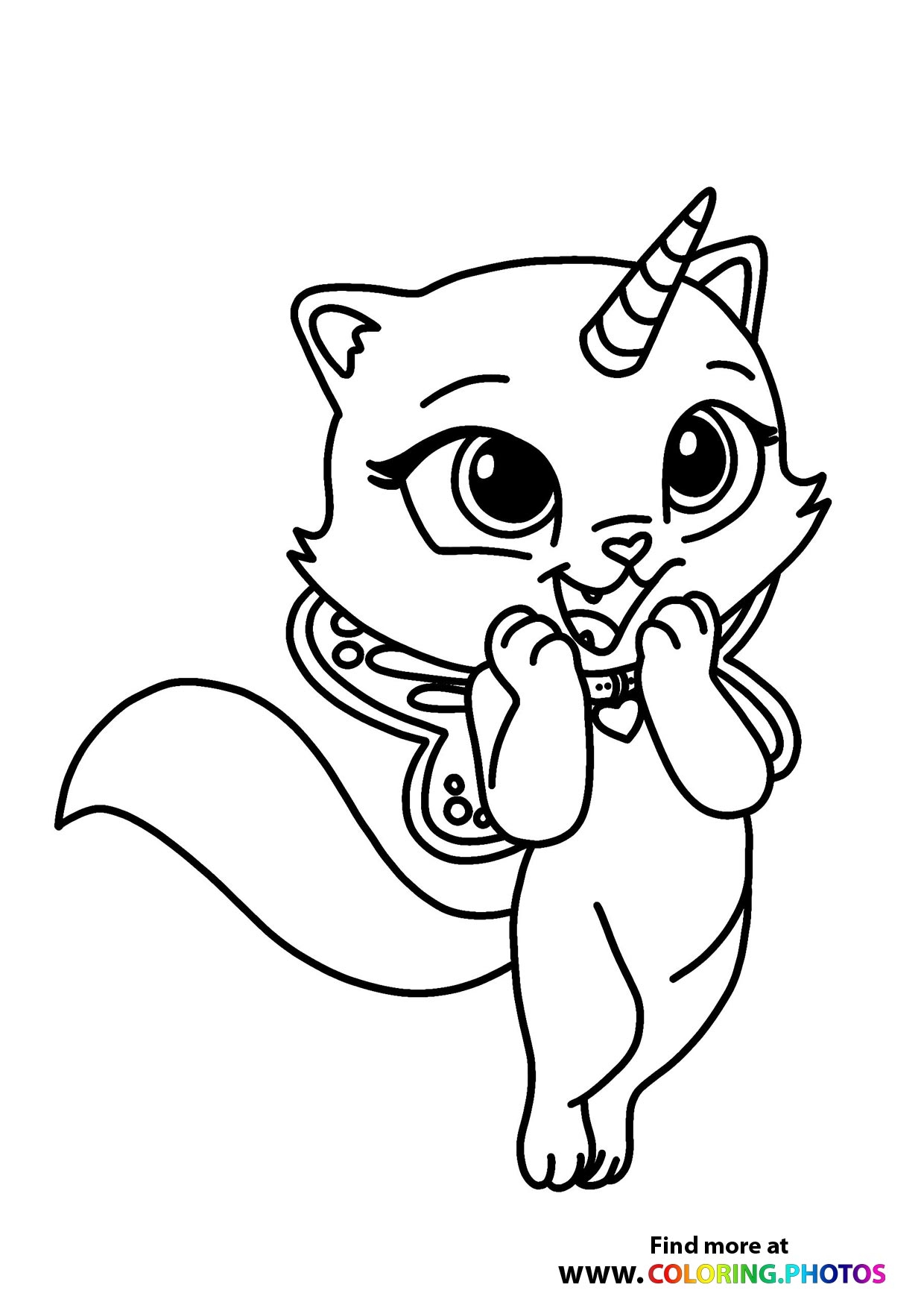 Kitty Cat Coloring Pages