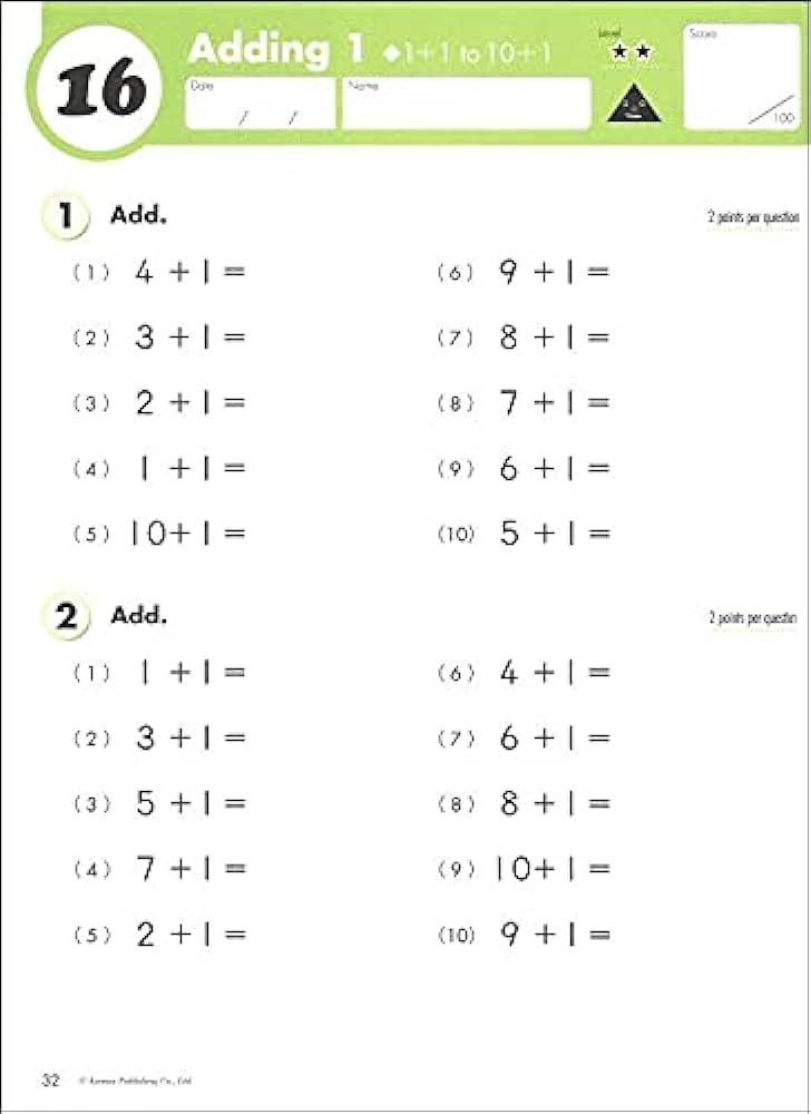 Kumon Maths Worksheets Hobbies Toys Books Magazines Worksheets 