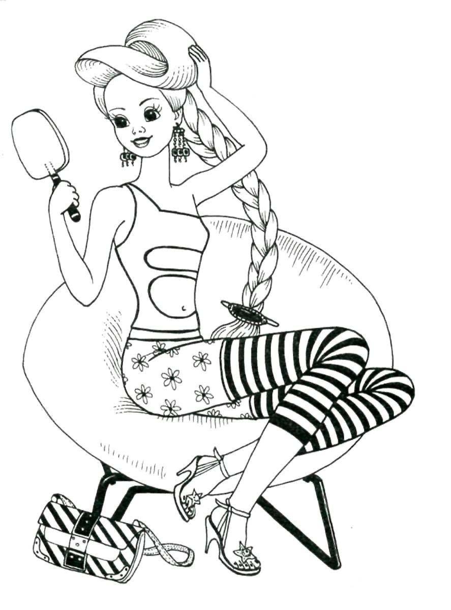 Coloring Pages Of Ladies
