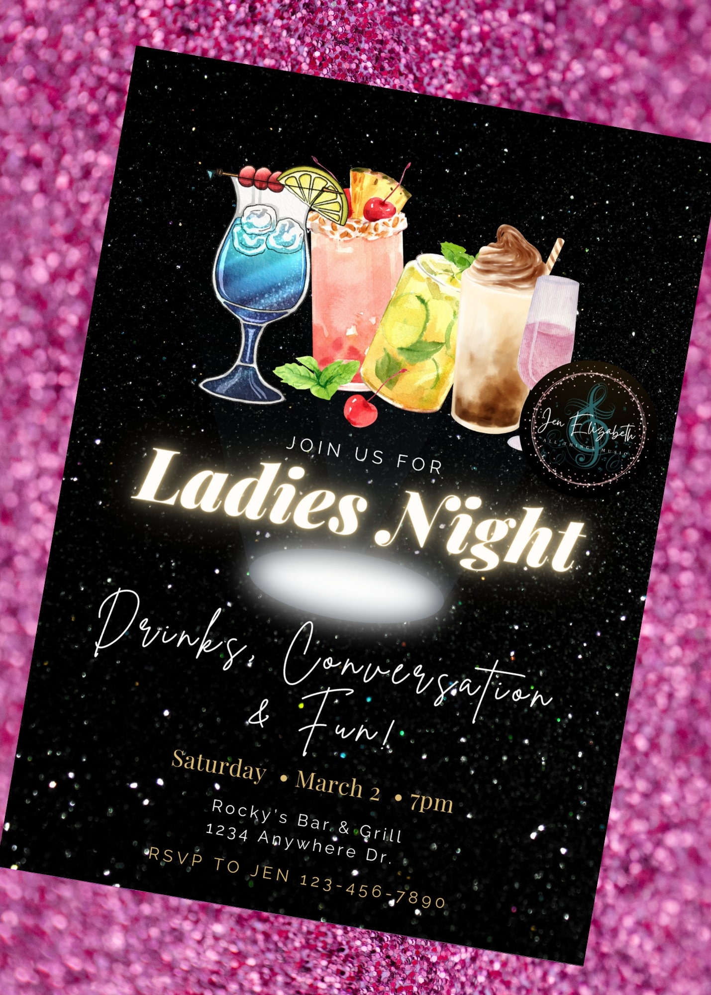 free ladies night invitation template