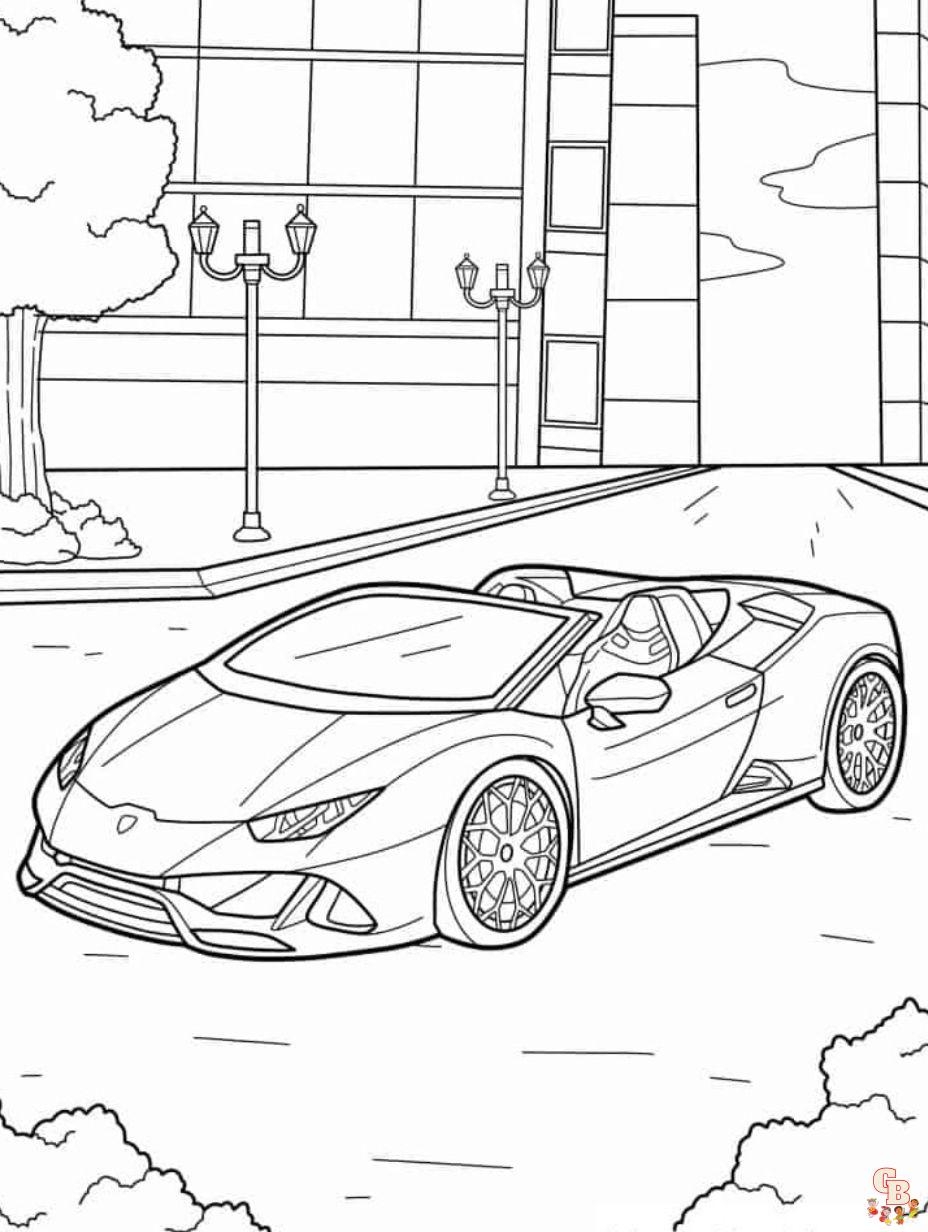 Lamborghini Coloring Pages Get Free Printables At GBcoloring