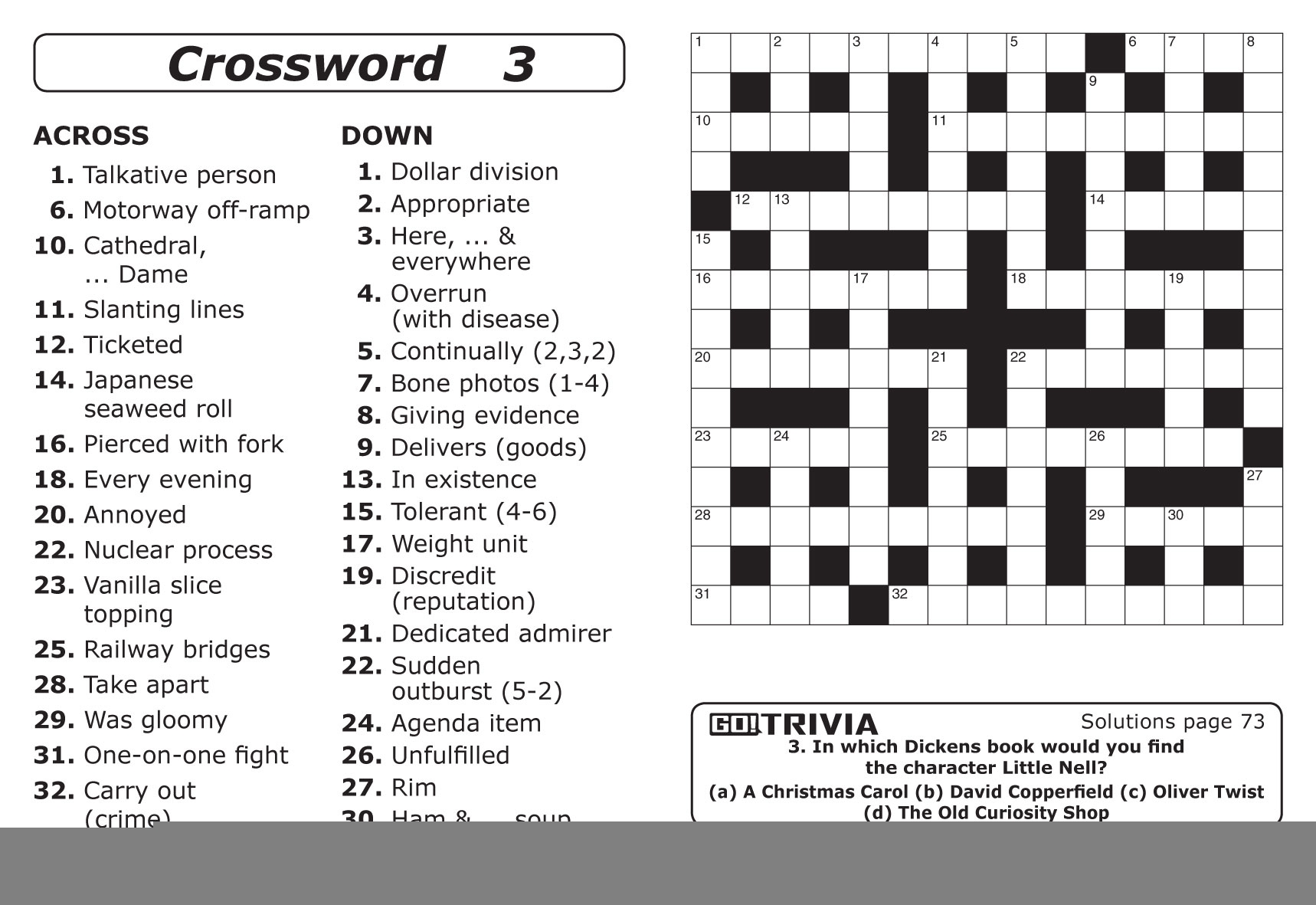 Large Print Crosswords Magazine Lovatts Crossword Puzzles Games 