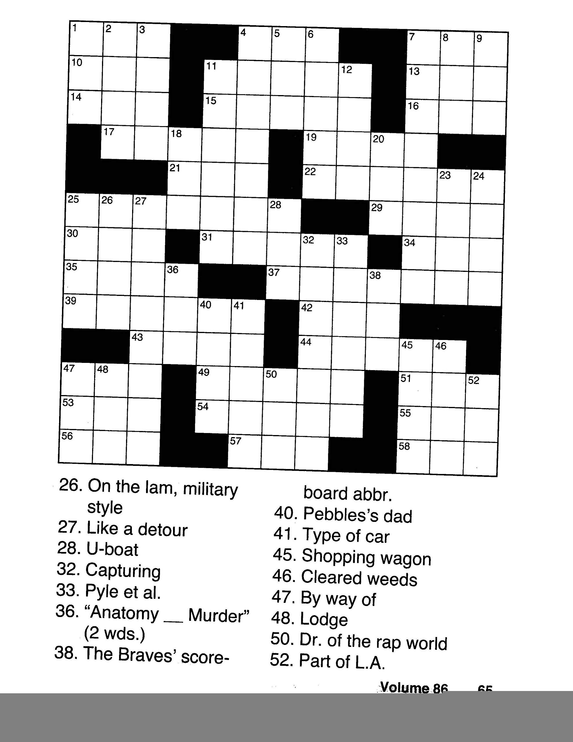 Large Print Easy Printable Crossword Puzzles Emma Crossword Puzzles