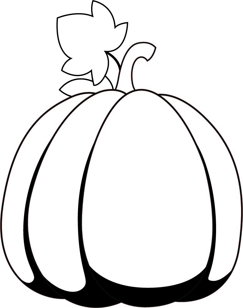 Large Printable Pumpkin Template