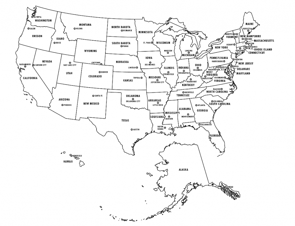 printable picture of united states