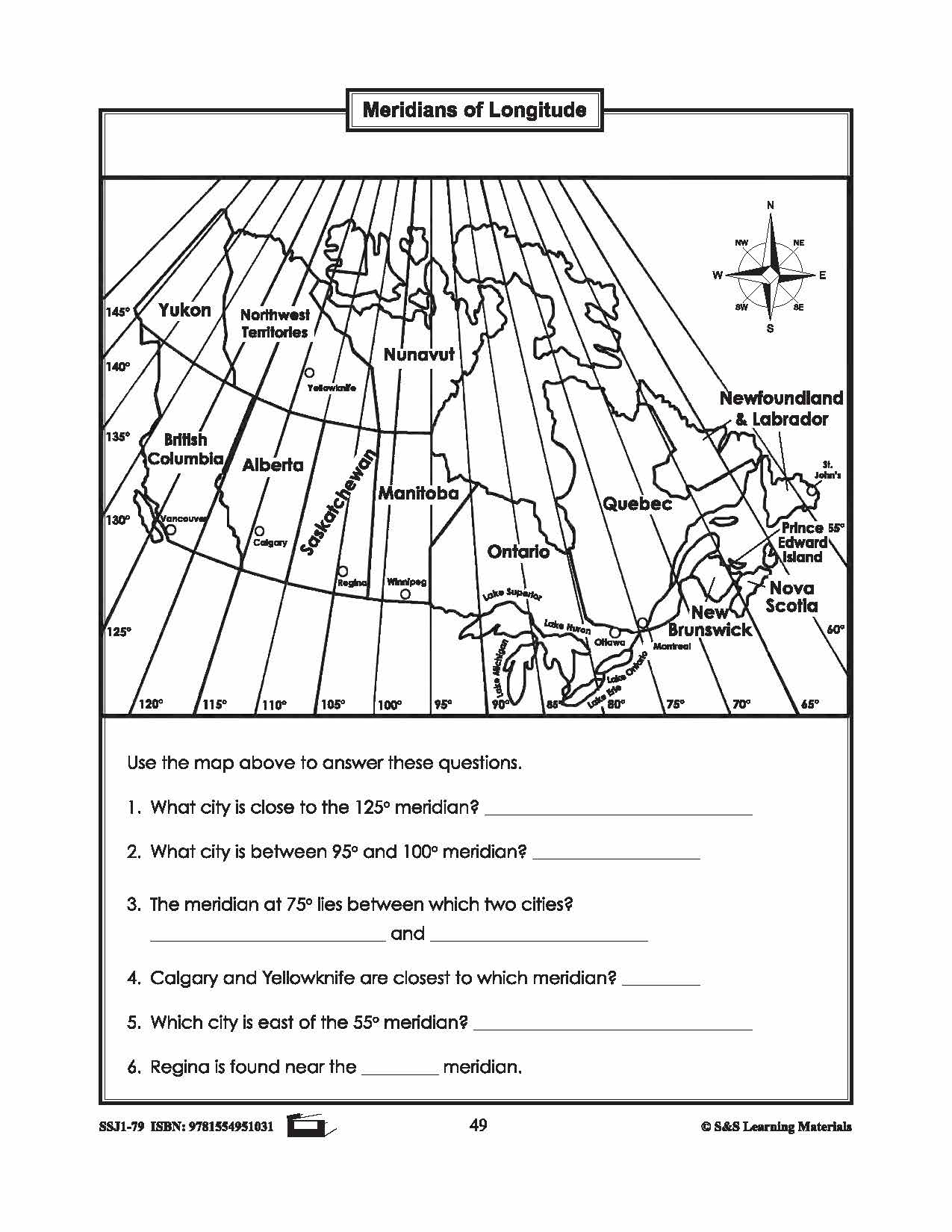 latitude longitude practice worksheet