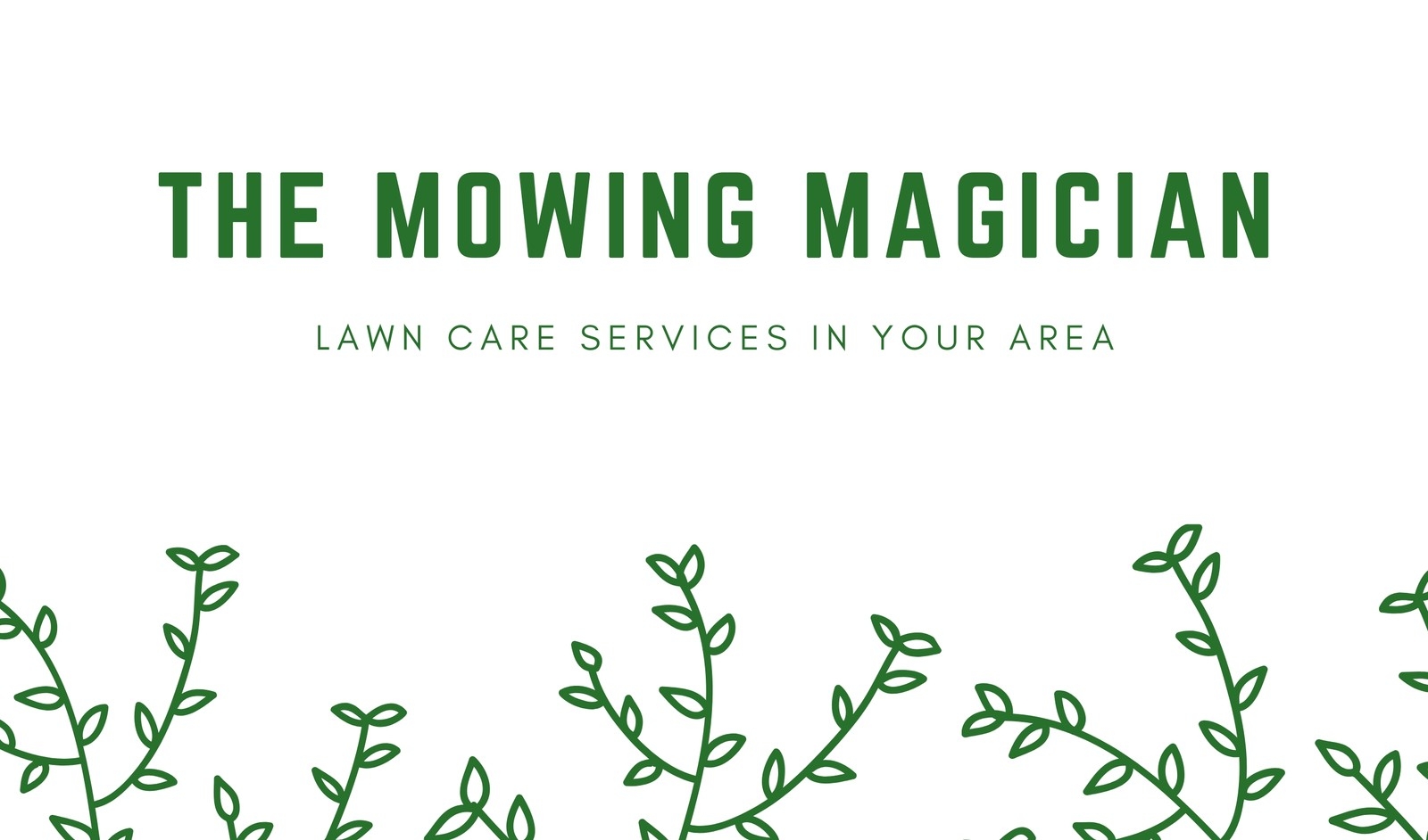 free printable lawn care business cards