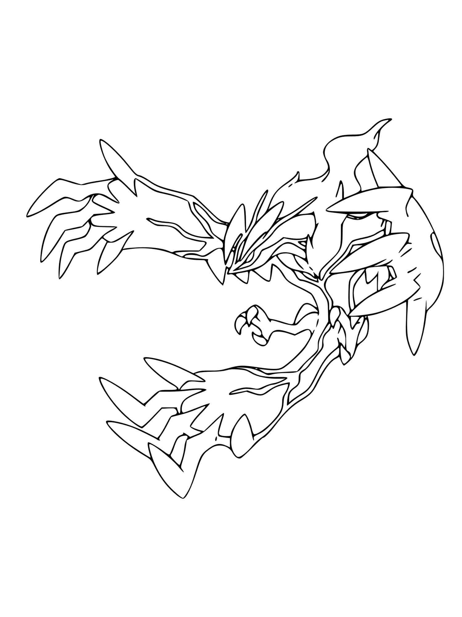 Legendary Pokemon Coloring Pages