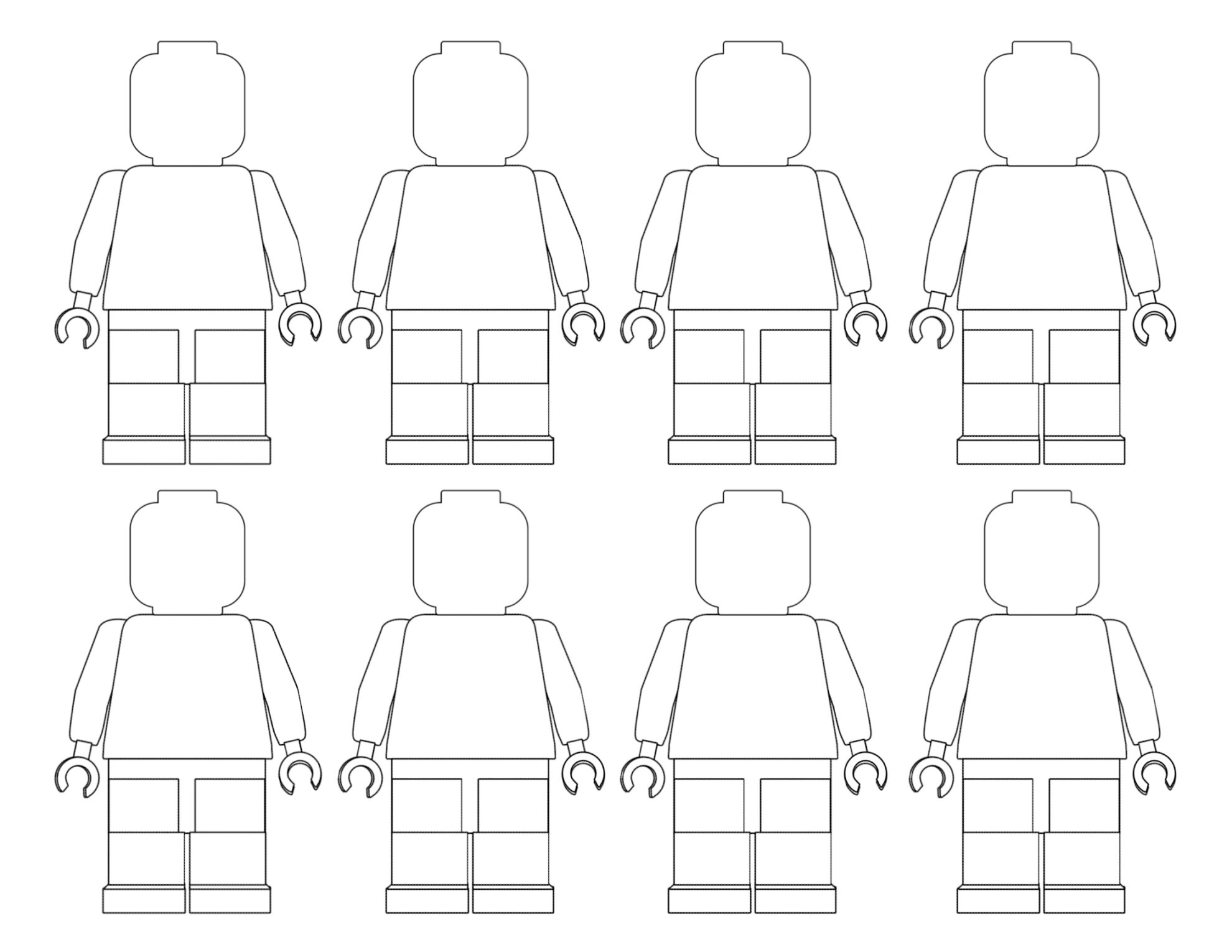printable lego craft