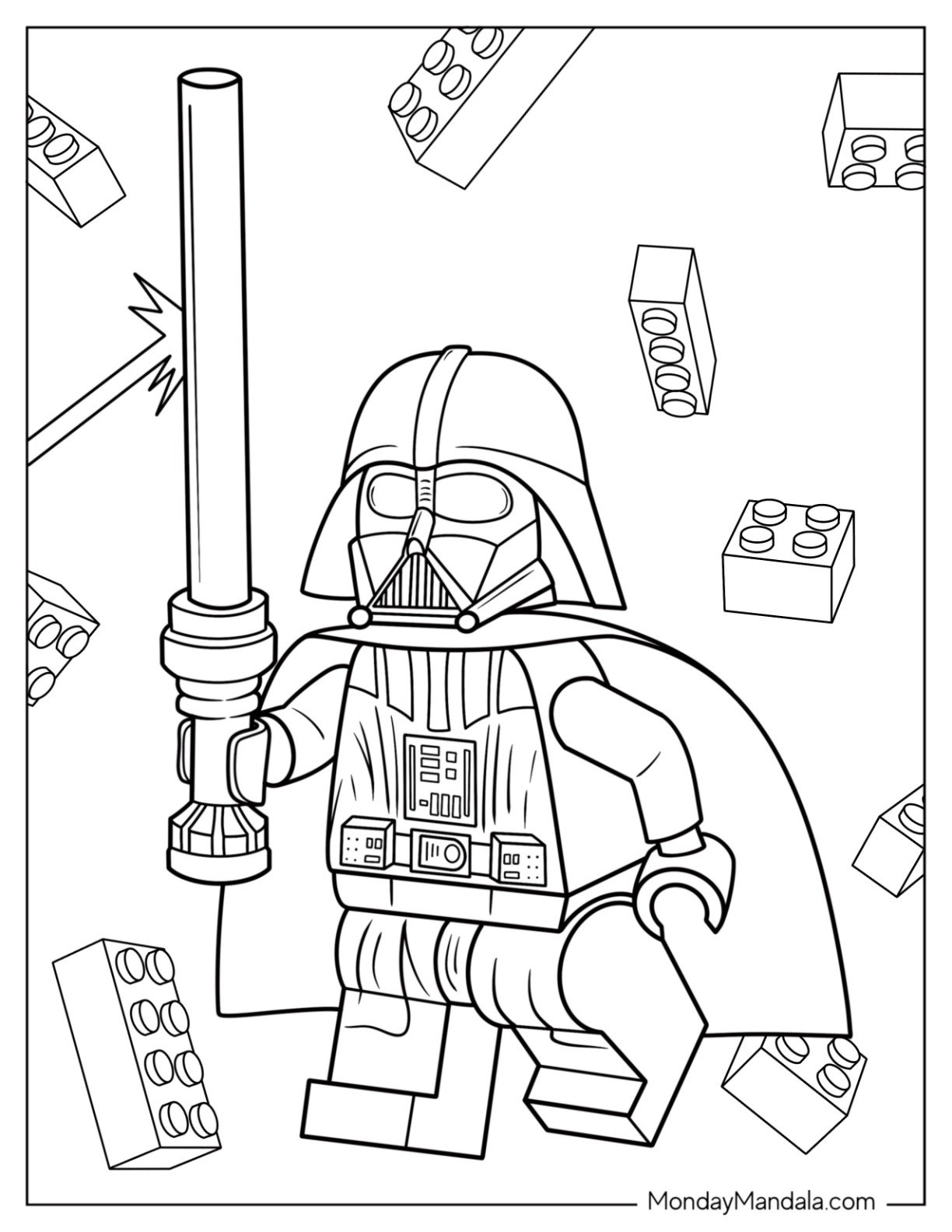 Darth Vader Coloring Page
