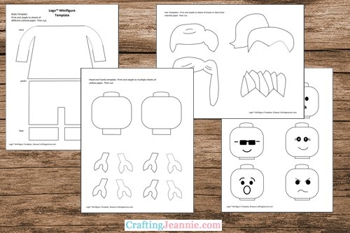 Lego Papercraft 91 Papercraft Person Template Jpeg 500x354 Paper