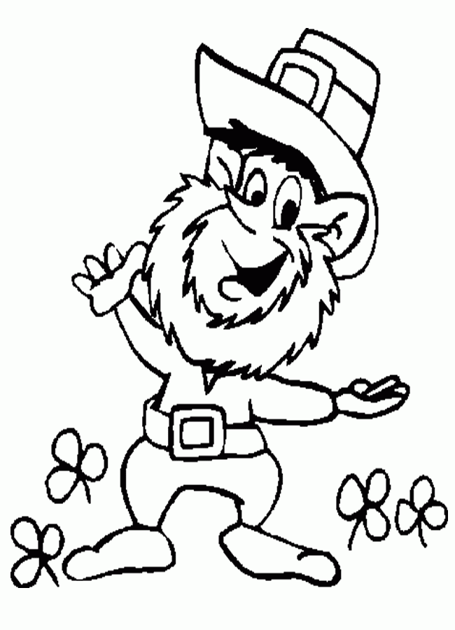 Leprechaun Color Pages Coloring Home