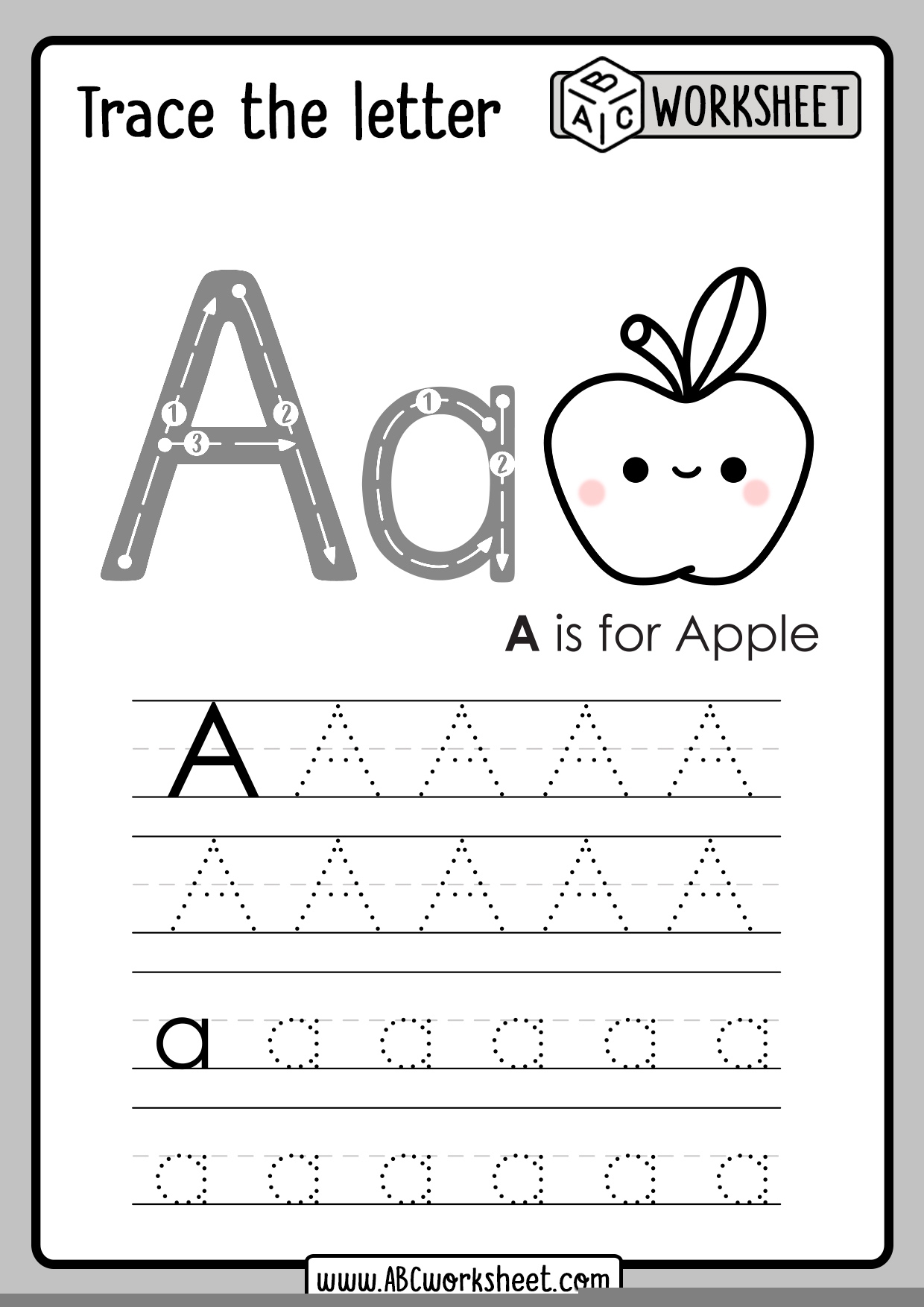printable worksheets letter tracing