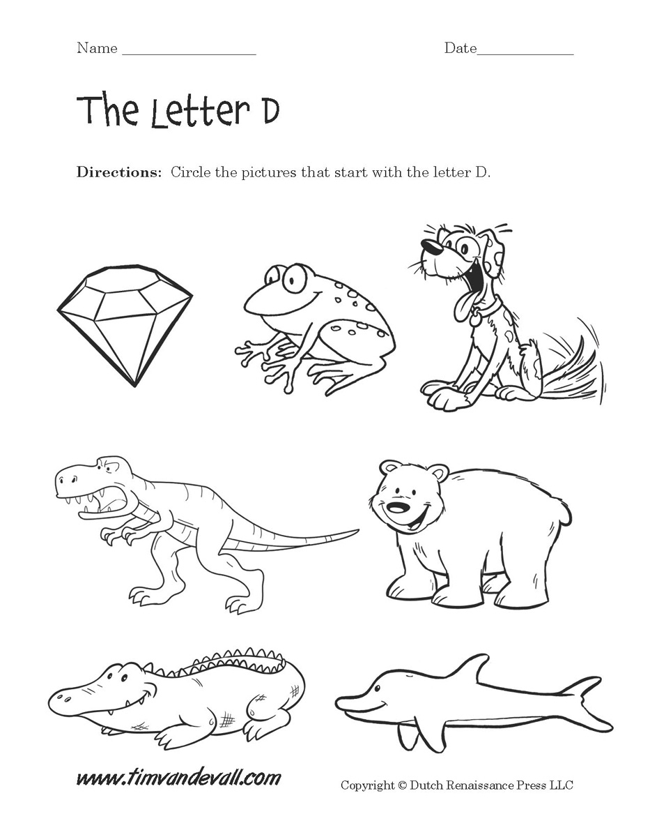 letter a worksheet preschool