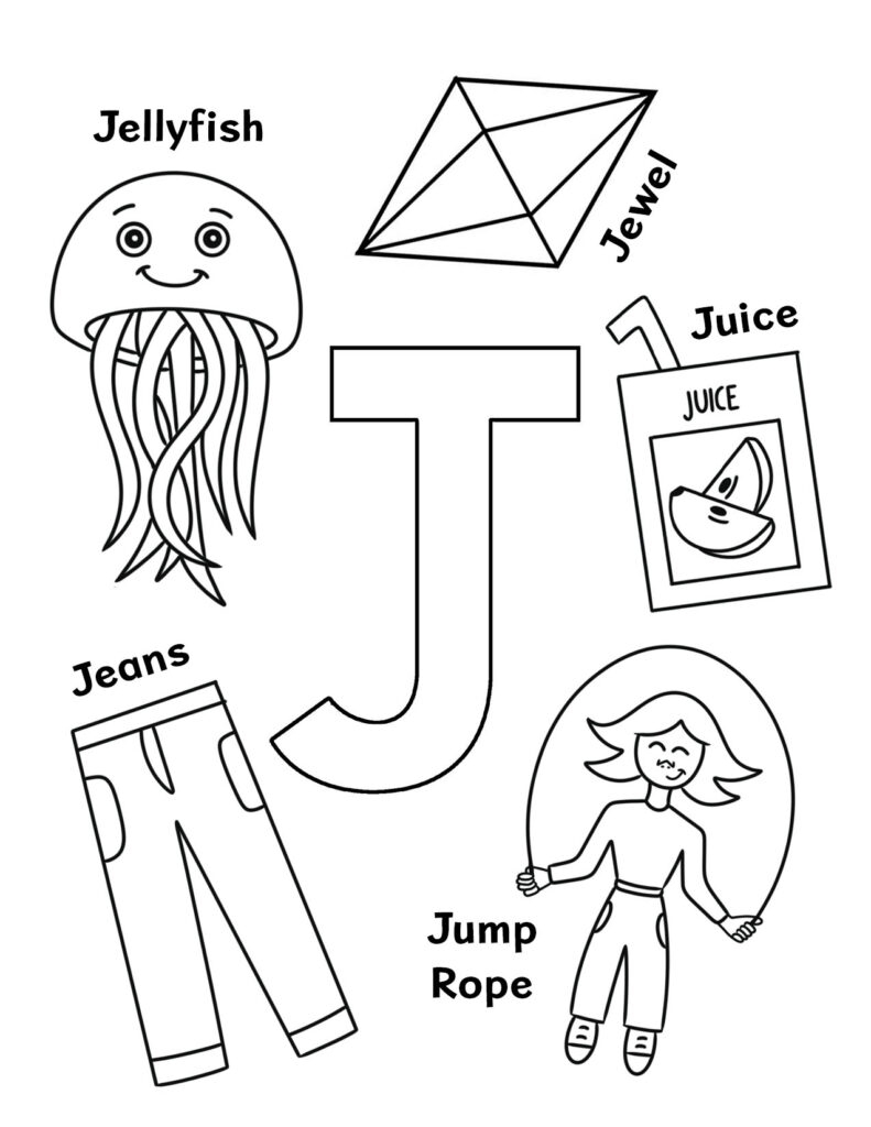 Letter J Preschool Printables Preschool Mom Worksheets Library