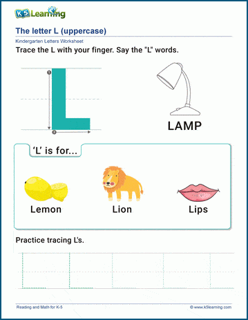Letter L Preschool Printables Preschool Mom Worksheets Library