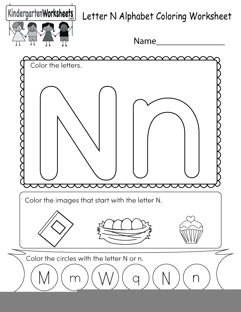 Letter N Worksheets Free Printables AlphabetWorksheetsFree