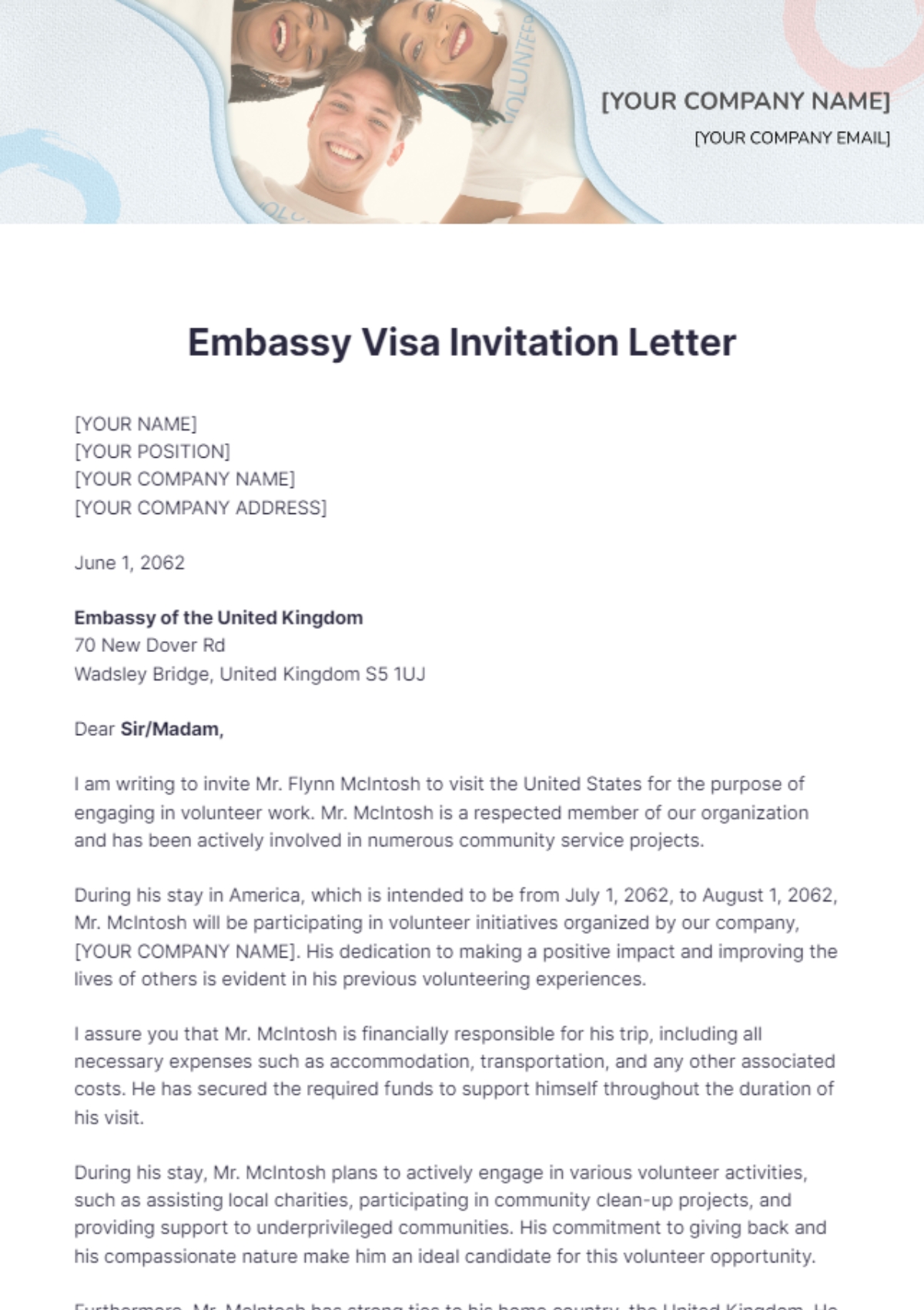 Letter Of Invitation For Visa Canada Sleep Infoupdate