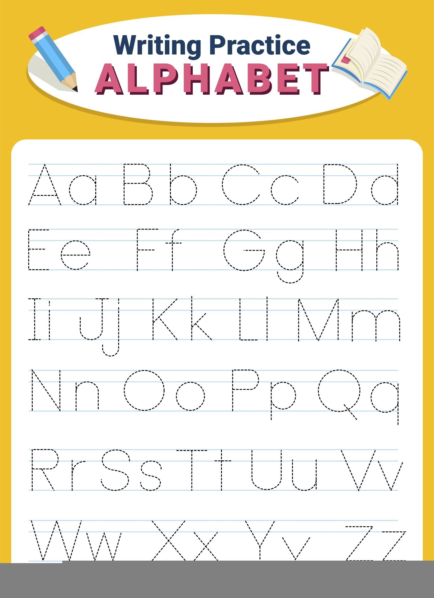 Letter Tracing Printables Letter Tracing Worksheets