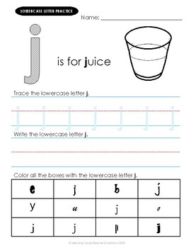 Letters JK Foods Printable Worksheets By Souly Natural Creations