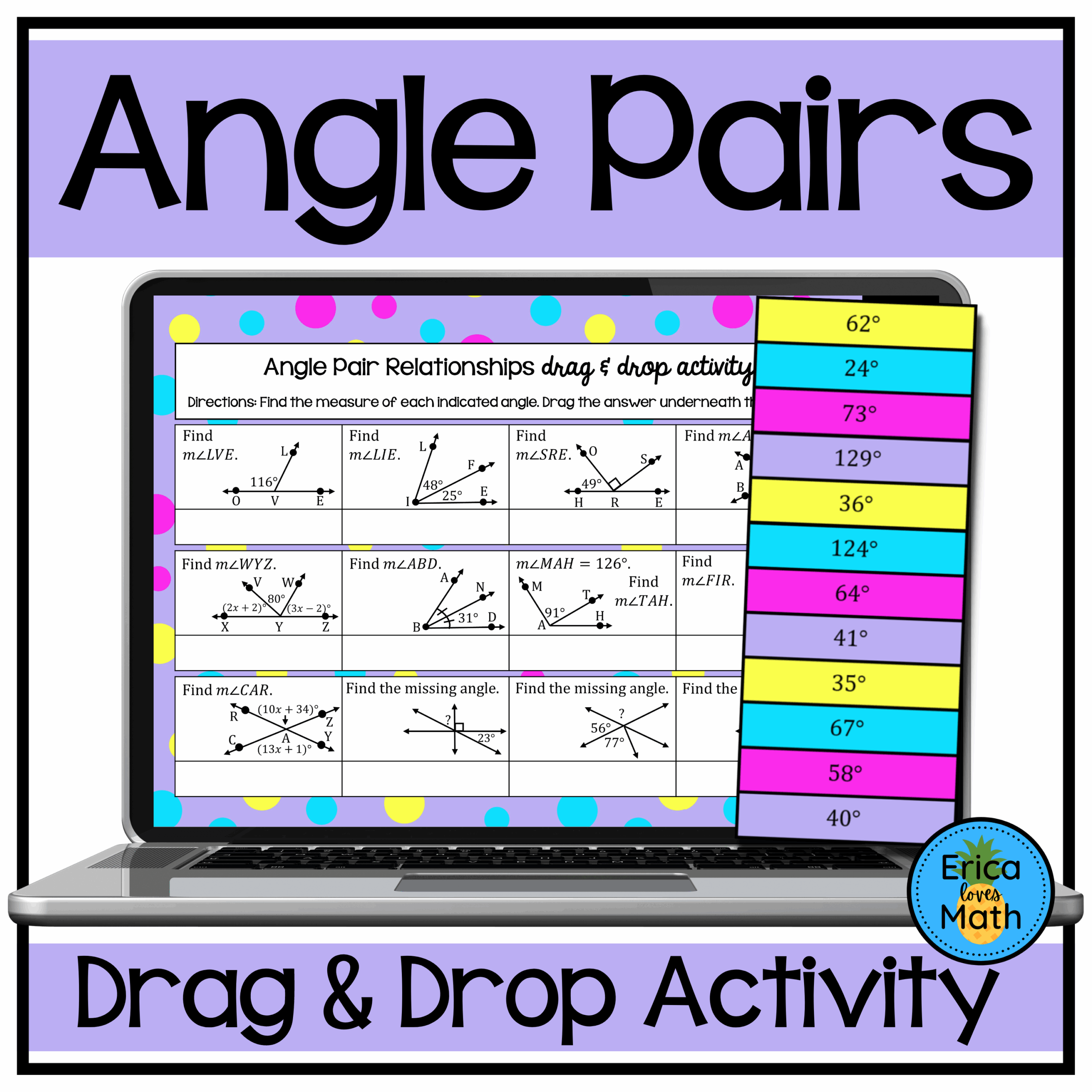 Linear Pair Of Angles Worksheets Worksheets Library