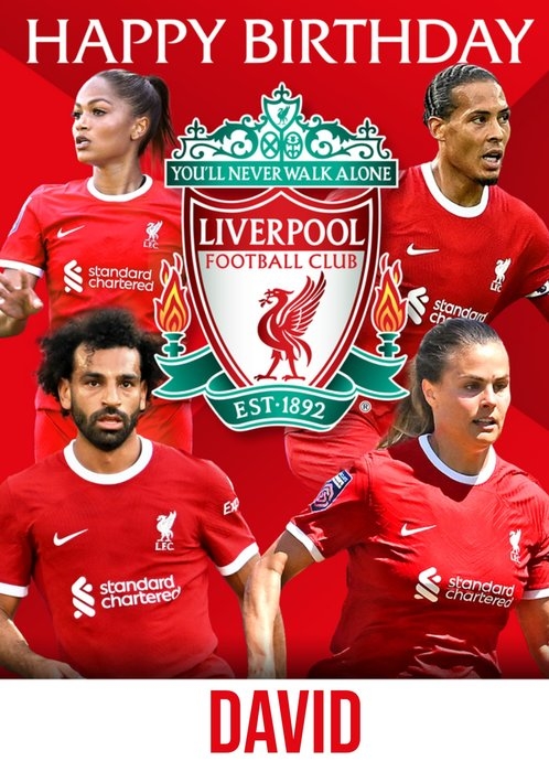 Liverpool FC Birthday Card Moonpig