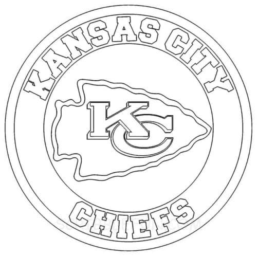 Logo Kansas City Chiefs Coloring Page Free Printable Coloring Pages 