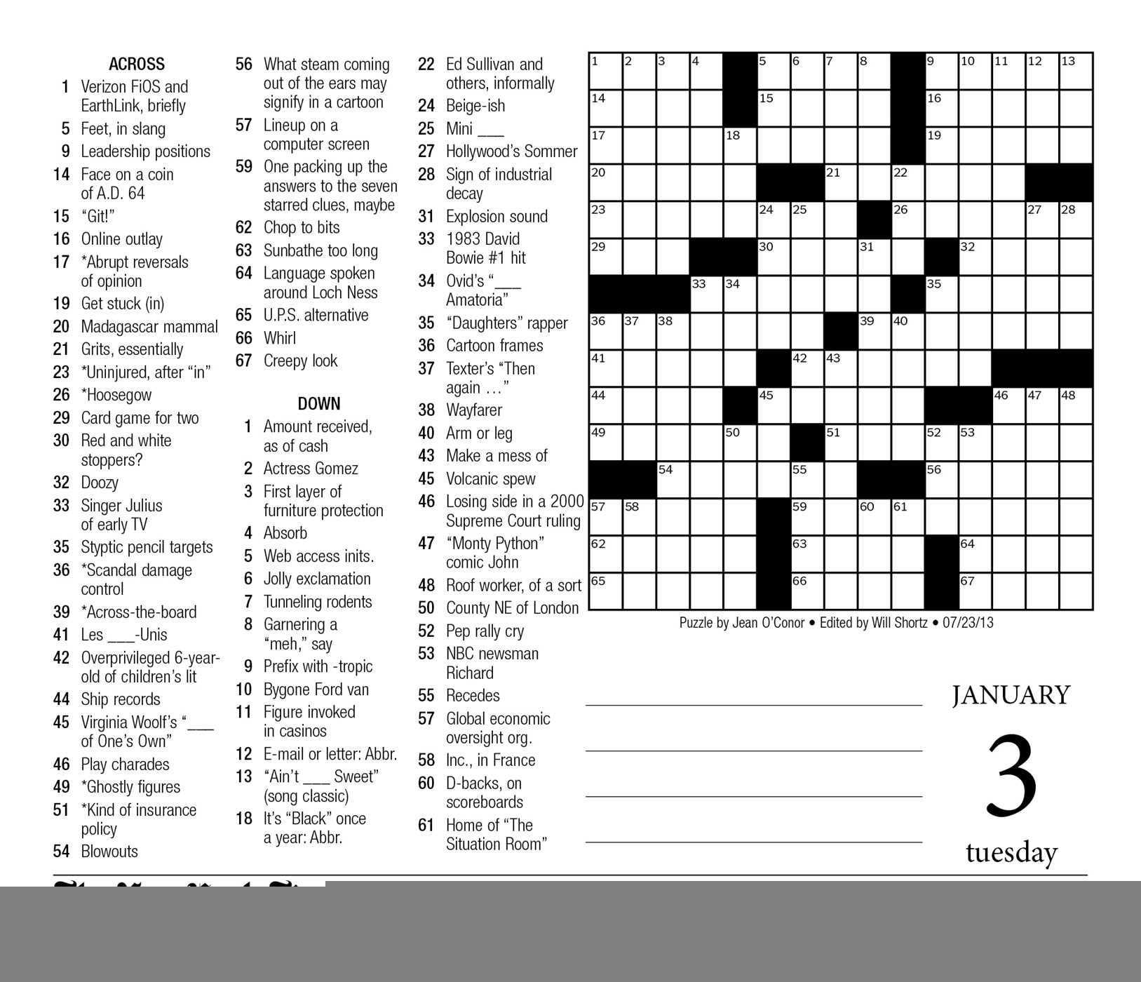los angeles times crossword puzzle for today printable pdf free