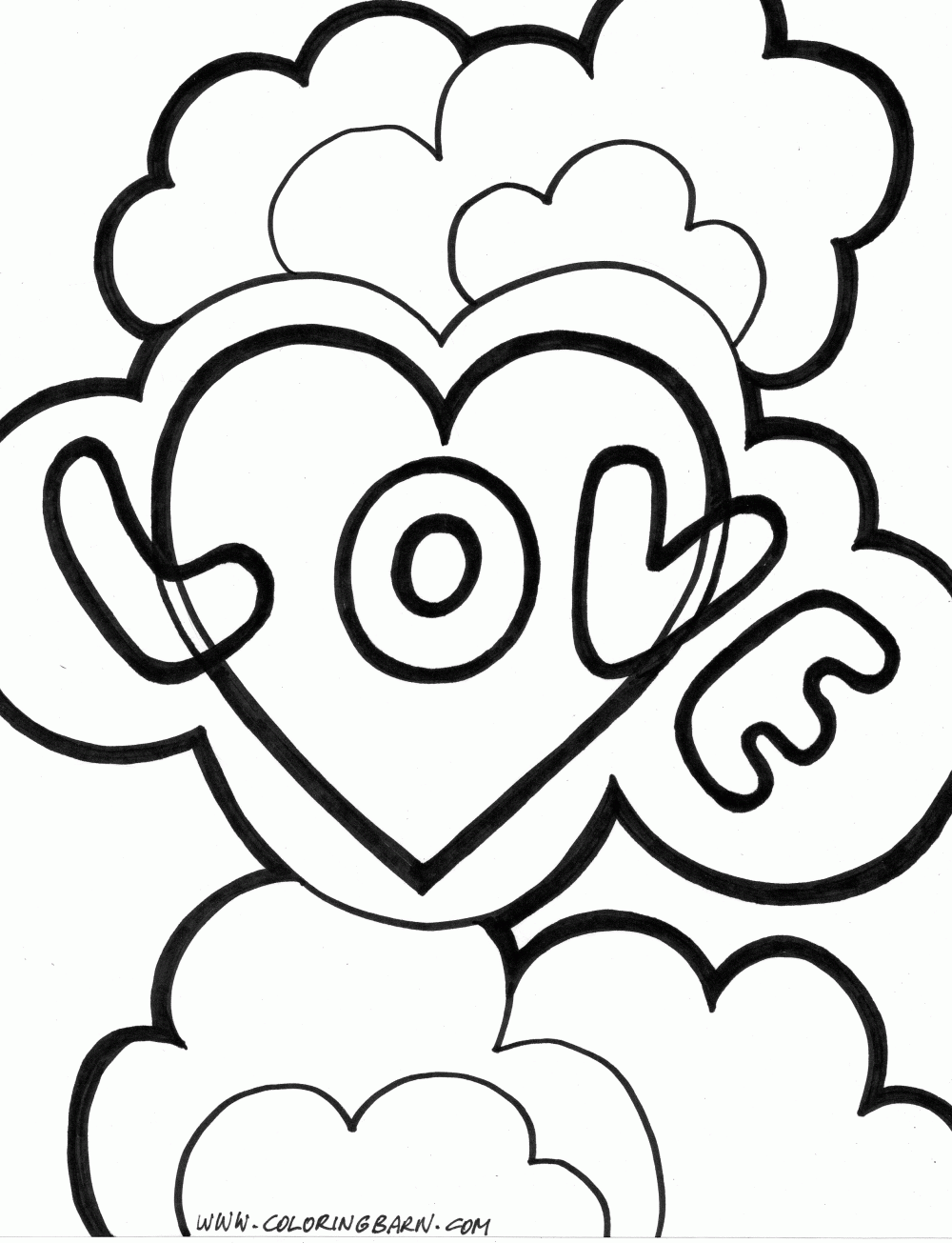 Love Coloring Pages