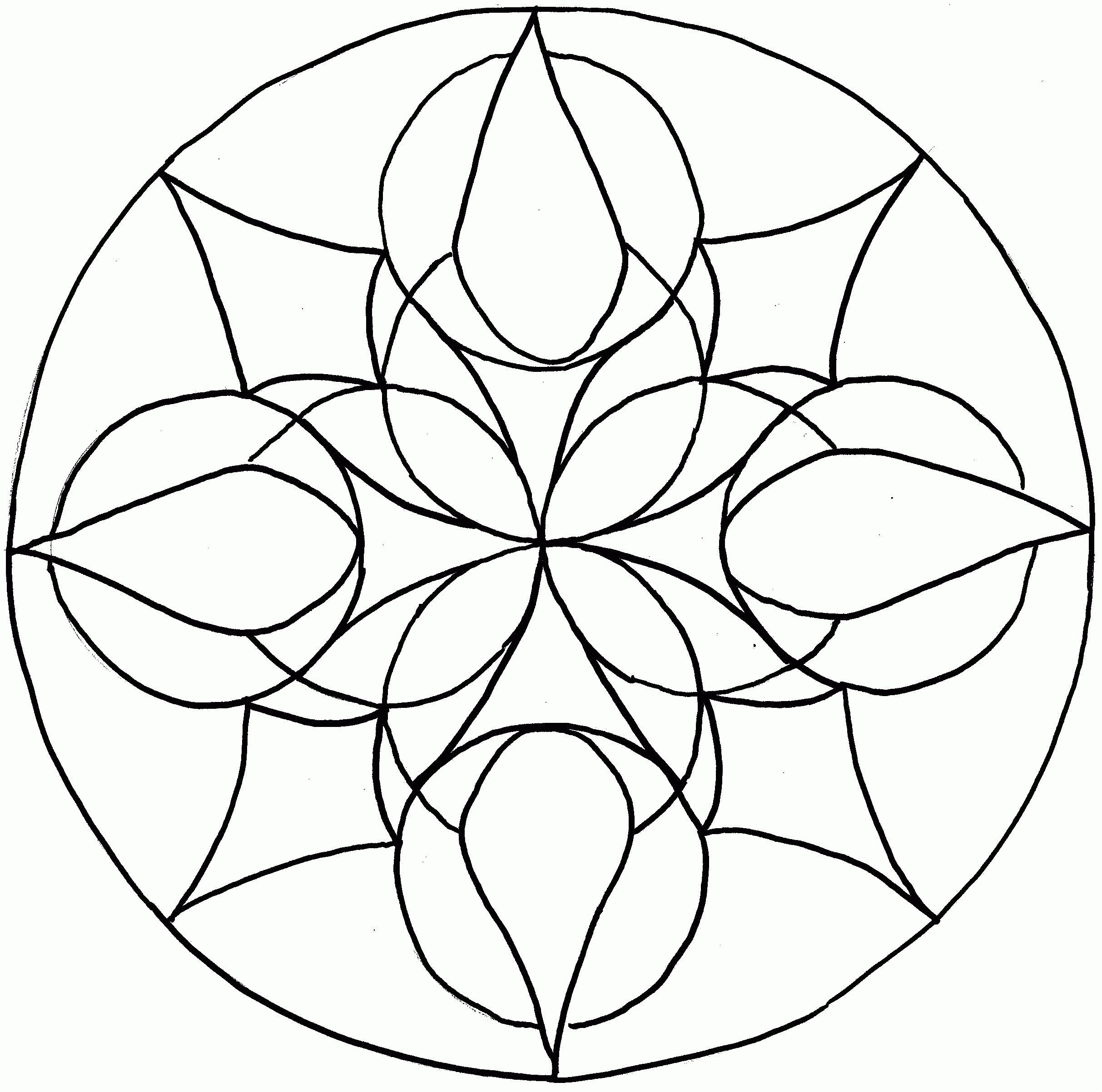 Mandala Coloring Pages Kids Coloring Home