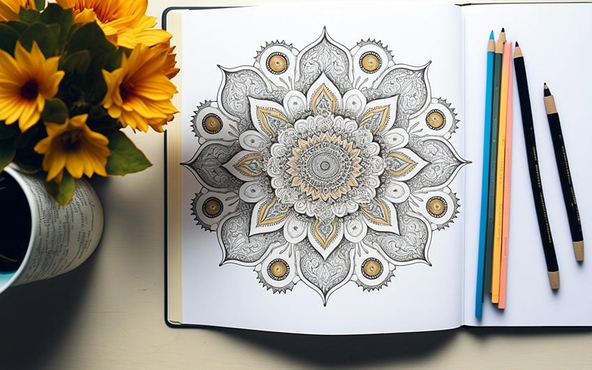Mandala Art Coloring Pages