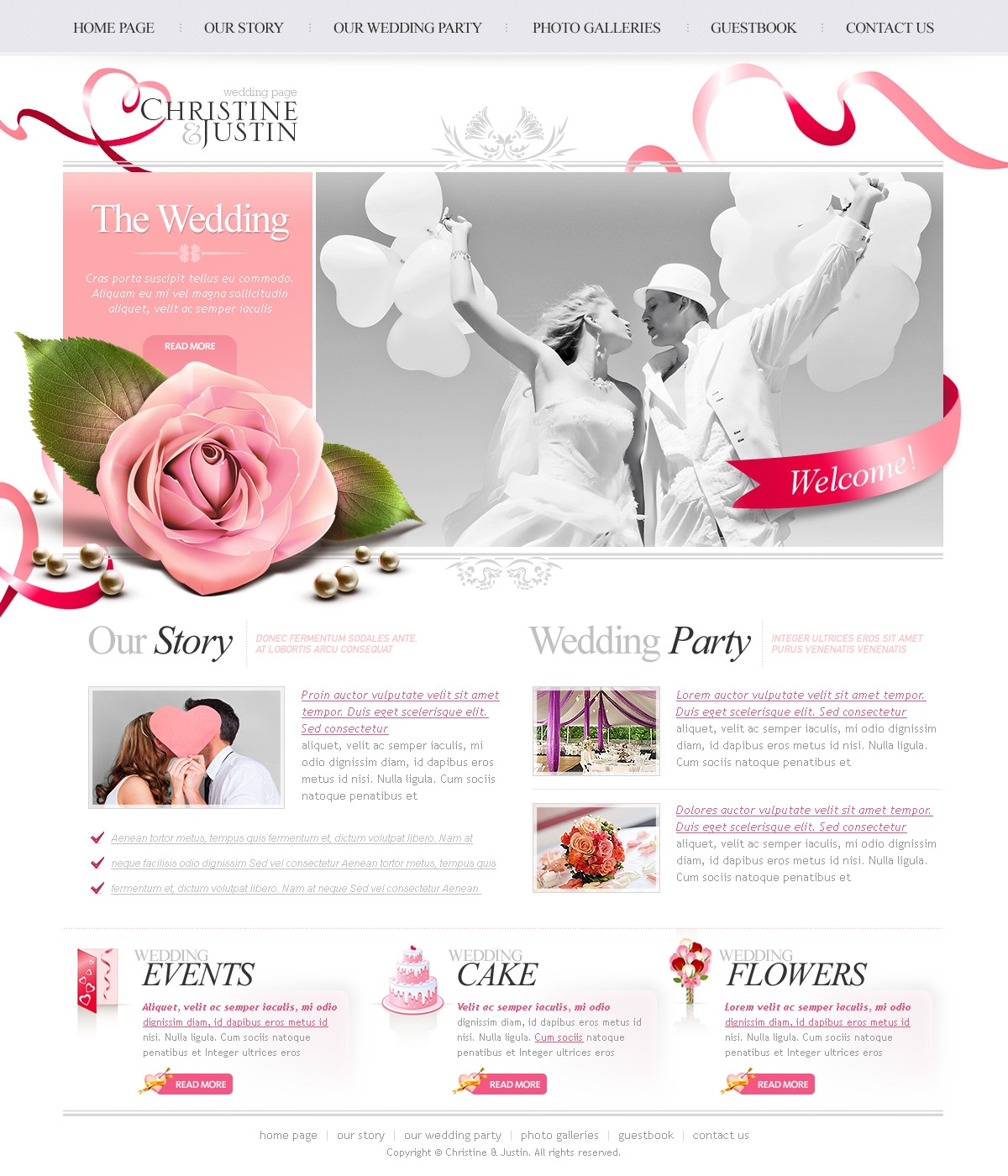Marriage Invitation Website Templates Free Download Free Templates
