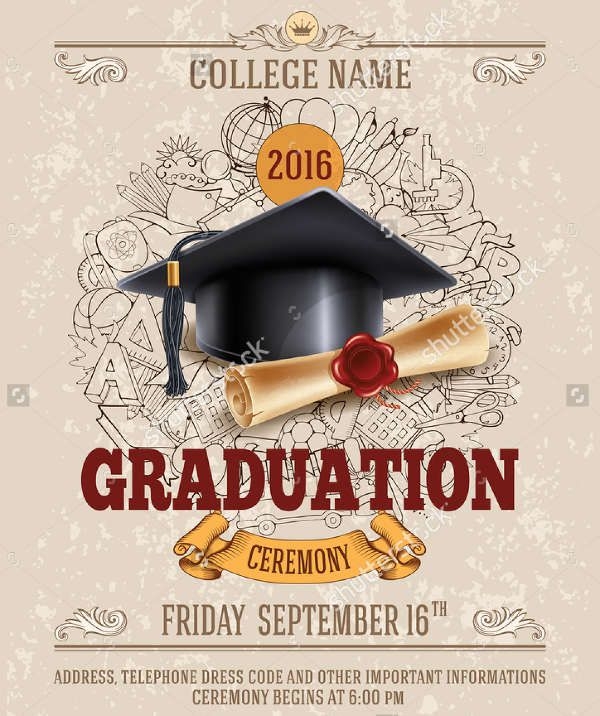Masters Invitation Template