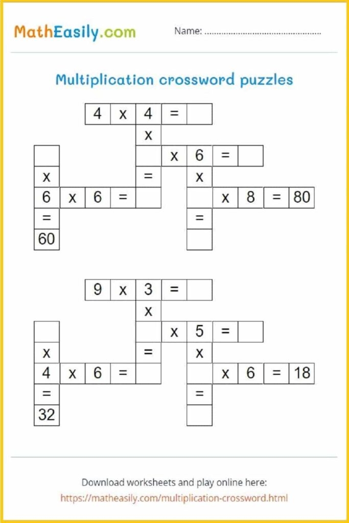 free crossword puzzles printable pdf