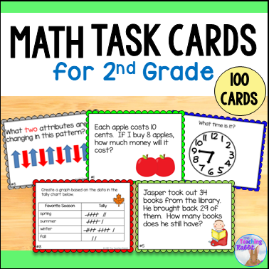 Math task cards The Teaching Rabbit