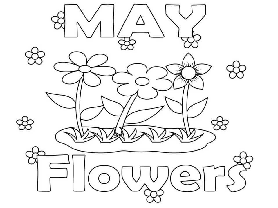 May Coloring Pages