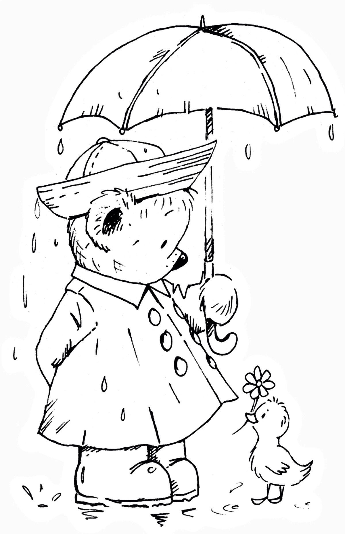 May Flowers Coloring Pages