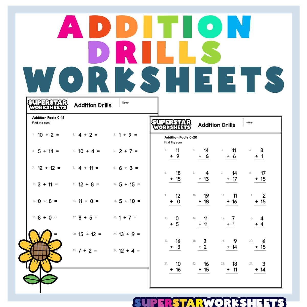 Meet The Math Drills Division DVD Worksheets Library