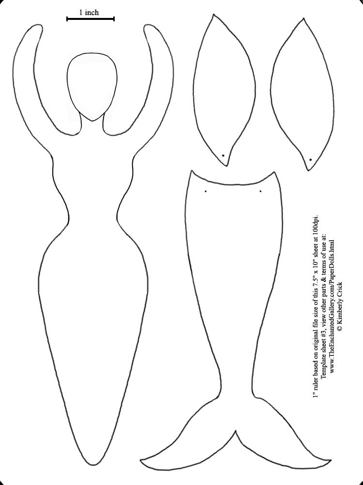 Mermaid Craft Printable