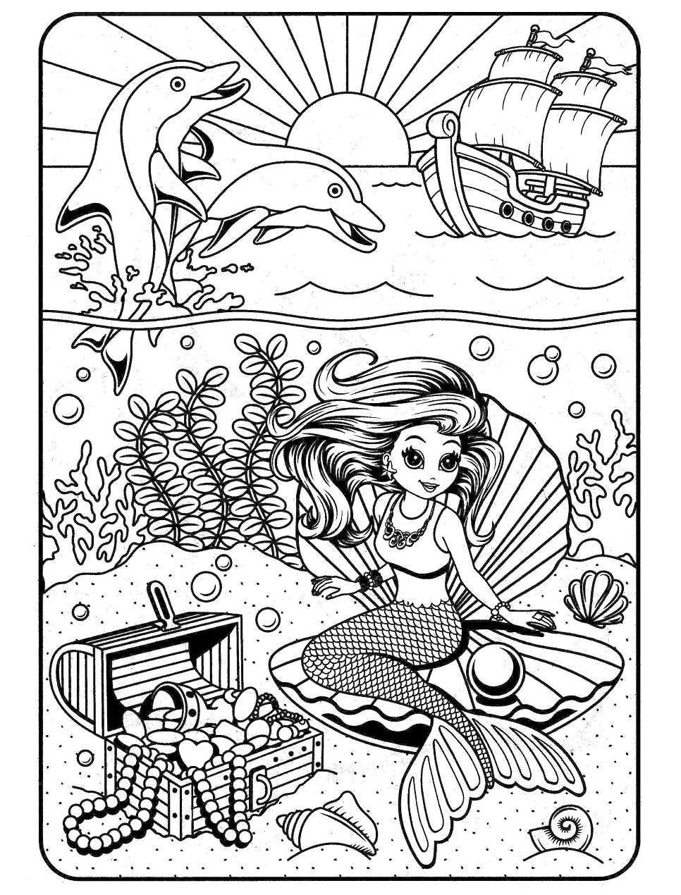 Mermaid Lisa Frank