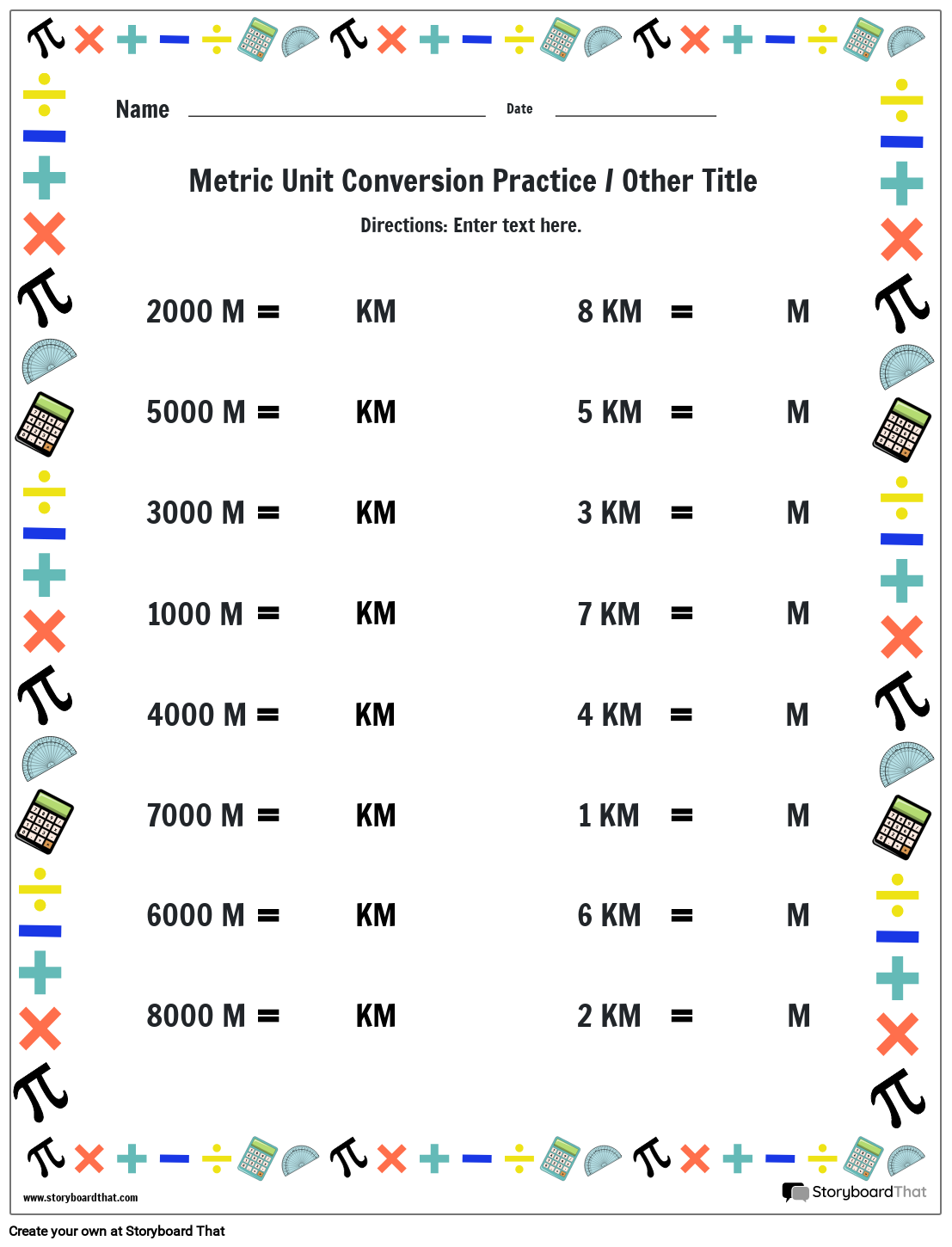 converting metric units worksheet with answers pdf