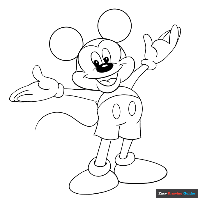 Mickey Coloring Page
